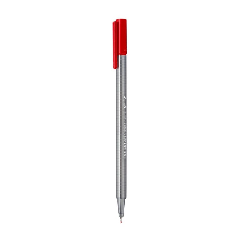 STYLO TRIPLUS FINELINER STAEDTLER ROUGE - 1