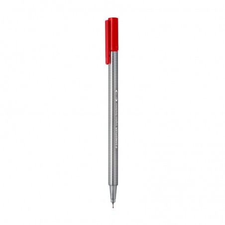 STYLO TRIPLUS FINELINER STAEDTLER ROUGE - 1