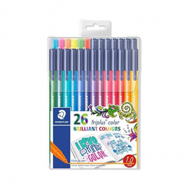 STYLO TRIPLUS FINELINER POCHETTE DE 20 + 6 STAEDTLER - 1