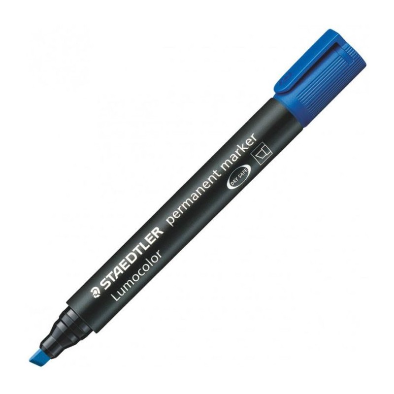 MARQUEUR PERMANENT LUMOCOLOR BLEU STAEDTLER - 1