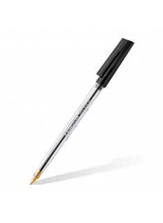 PAQUET DE 10 STYLOS A BILLE REF 430 STAEDTLER NOIR - 2