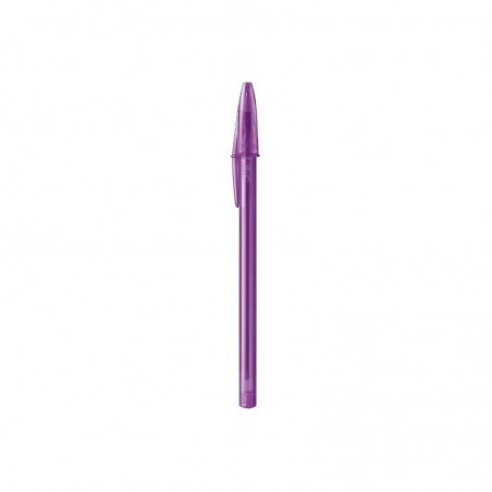 STYLO A BILLE BIC FIFTY FASHION VIOLET PAQUET DE 12 - 1