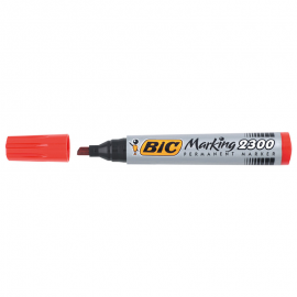 MARQUEUR PERMANENT ROUGE BIC - 1