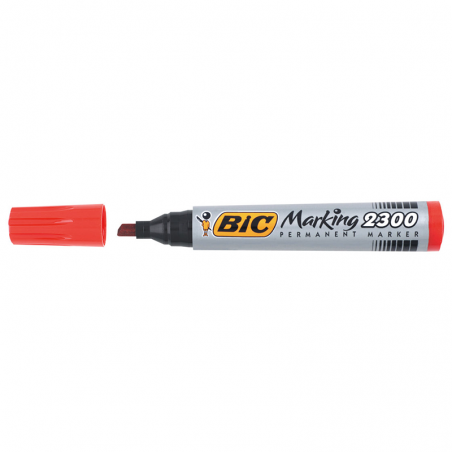 MARQUEUR PERMANENT ROUGE BIC - 1