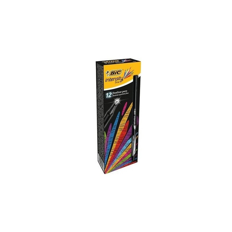 STYLO FEUTRE FINELINER INTENSITY BIC NOIR - 1