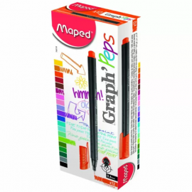 STYLO FEUTRE FINE GRAPH'PEPS MAPED ORANGE - 2