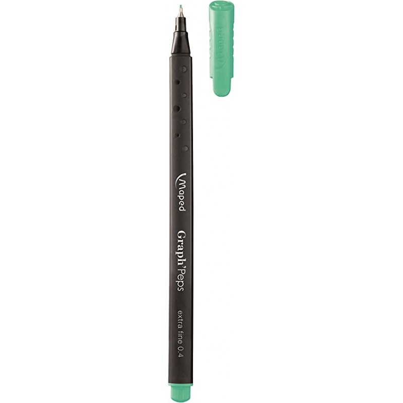 STYLO FEUTRE FINE GRAPH'PEPS VERT JADE MAPED - 1