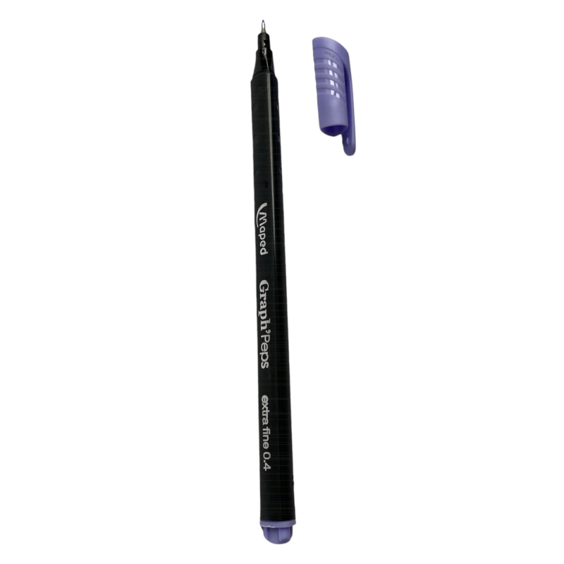 STYLO FEUTRE FINE GRAPH'PEPS VIOLET GAI MAPED - 1