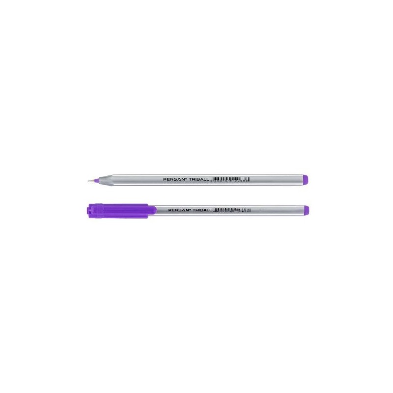 STYLO A BILLE PENSAN TRIBALL VIOLET - 1