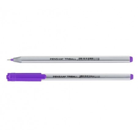 STYLO A BILLE PENSAN TRIBALL VIOLET - 1