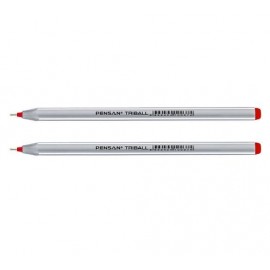 STYLO A BILLE PENSAN TRIBALL ROUGE - 1