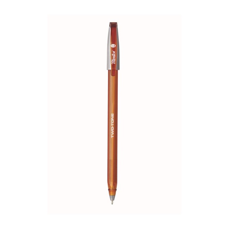 STYLO A BILLE TWO TONE 1.0 MONTEX MARRON - 1