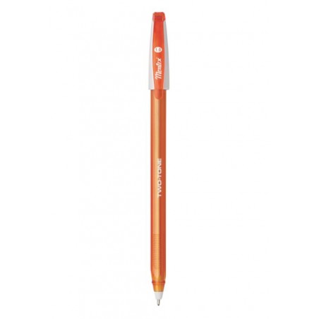 STYLO A BILLE TWO TONE 1.0 MONTEX ORANGE - 1