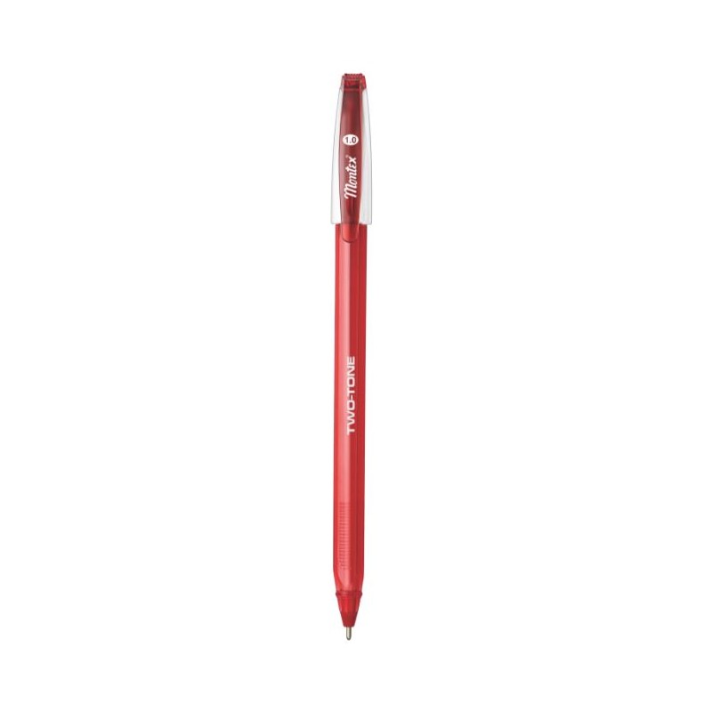 STYLO A BILLE TWO TONE 1.0 MONTEX ROUGE - 1