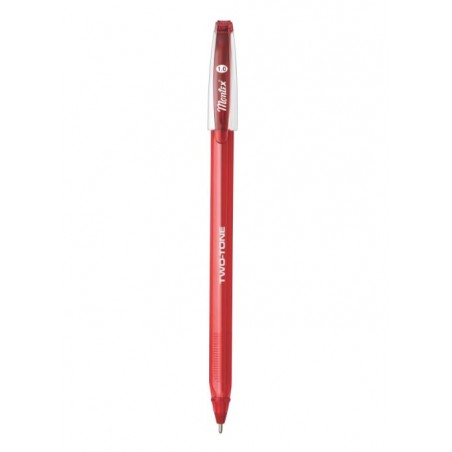 STYLO A BILLE TWO TONE 1.0 MONTEX ROUGE - 1