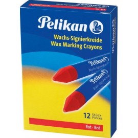 CRAYON A MARQUER EN CIRE PELIKAN ROUGE - 1