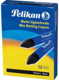 CRAYON A MARQUER EN CIRE PELIKAN NOIR - 1