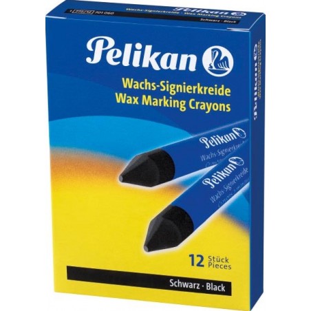 CRAYON A MARQUER EN CIRE PELIKAN NOIR - 1