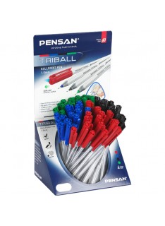 STYLO PENSAN TRIBALL COULEUR BASE PRESENTOIRE DE 60 - 1