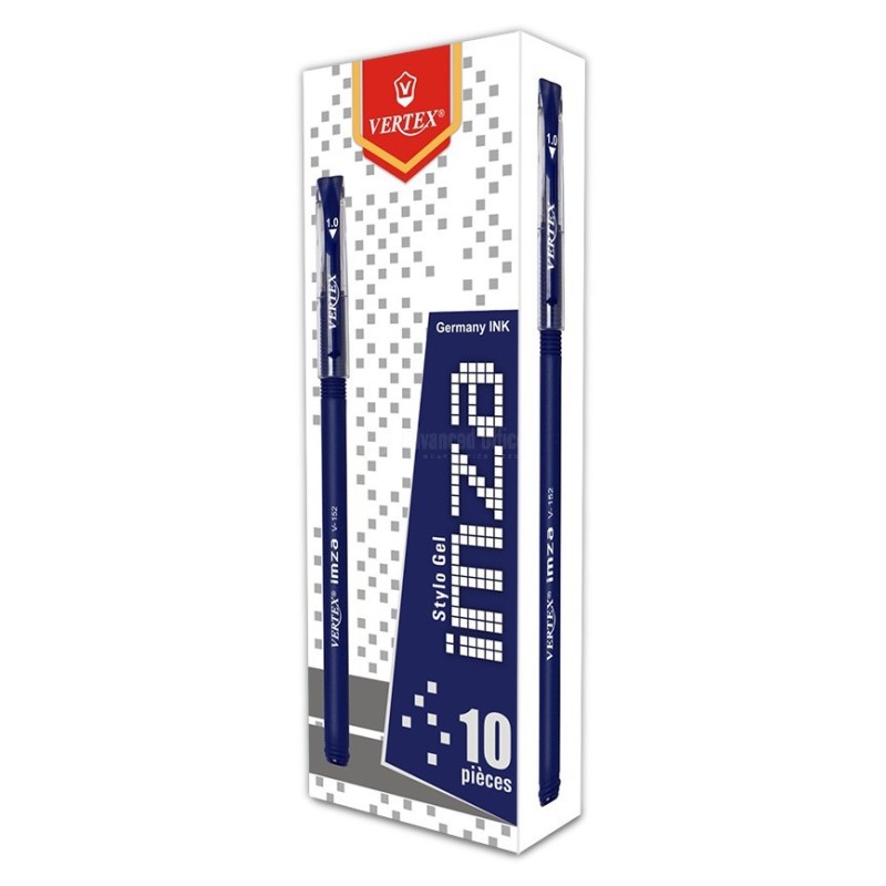 STYLO GEL IMZA VERTEX BLEU STYLO - 1 STYLO GEL IMZA VERTEX BLEU STYLO - 1