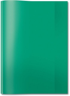 LOT DE 20 PROTÈGE-CAHIERS GRAND MODÈLE CRISTAL VERT OFFICE PLAST - 1