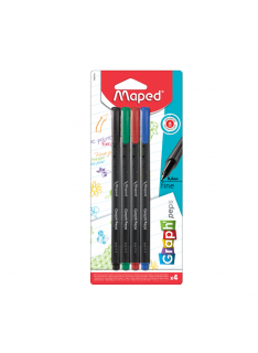 STYLO FEUTRE FINE GRAPH'PEPS MAPED POCHETTE DE 4 - 1