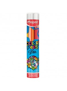 CRAYON COULEUR 12/18 ROND METAL MAPED - 1