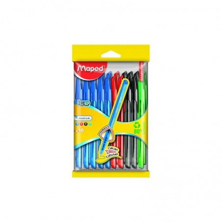 STYLO MAPED POCHETTE DE 18 - 1