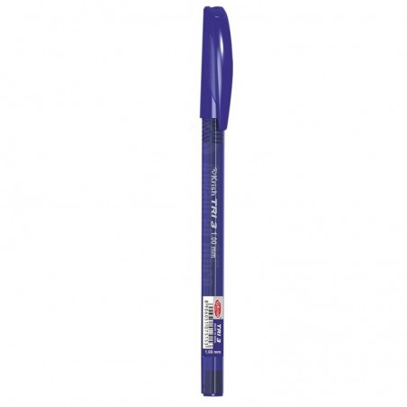 STYLO A BILLE TRI-3 BLEU PAQUET DE 50 KRISH - 1