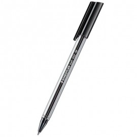 PAQUET DE 10 STYLOS A BILLE STAEDTLER NOIR - 1