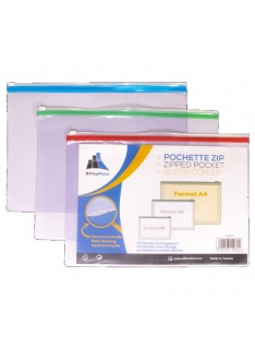 POCHETTE A ZIP A4 COLORPROTECT OFFICEPLAST - 1