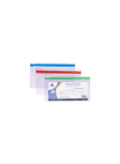 POCHETTE A ZIP A6 COLORPROTECT OFFICEPLAST - 1