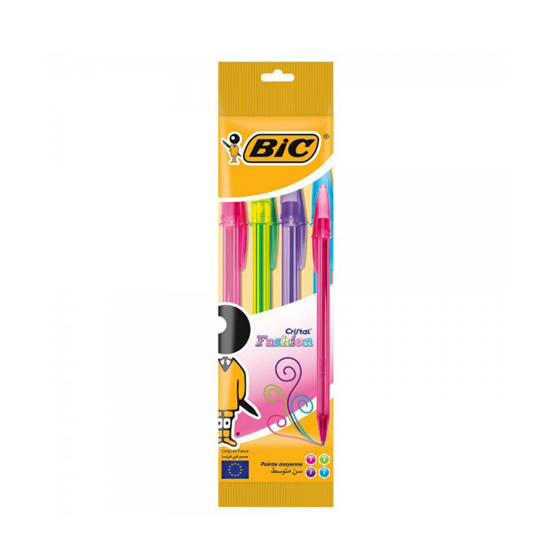 STYLO FASHION BIC POCHETTE DE 4 - 1