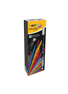 STYLO FEUTRE FINELINER INTENSITY BIC GRIS - 1