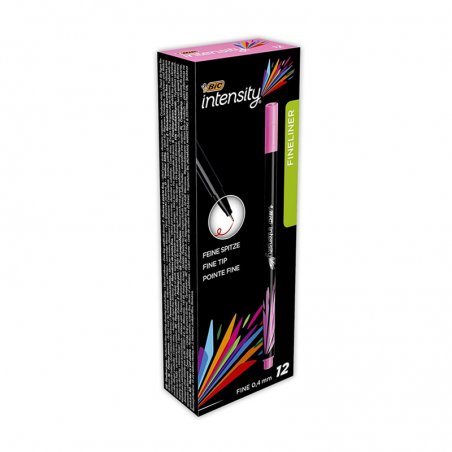 STYLO FEUTRE FINELINER INTENSITY ROSE BIC - 1