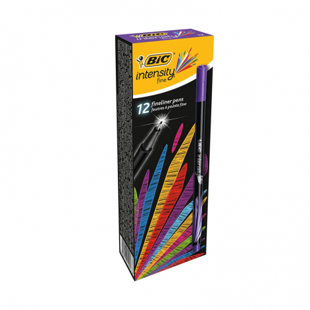 STYLO FEUTRE FINELINER BIC INTENSITY VIOLET - 1