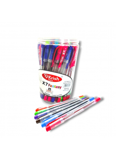 POT DE 50 STYLOS A BILLE X7 FANTASY KRISH - 1