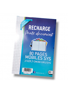 RECHARGE PORTE DOCUMENT A4 40F GM SYS 80G KO - 1