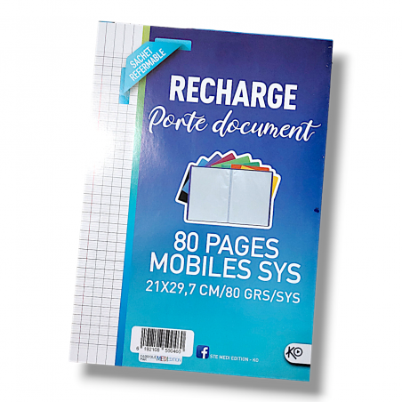 RECHARGE PORTE DOCUMENT A4 40F GM SYS 80G KO - 1