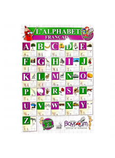 POSTER DE L'ALPHABET FRANCAIS POUR ENFANTS - 1