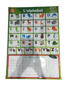 POSTER DE L'ALPHABET FRANCAIS POUR ENFANTS - 1