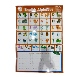 POSTER DE L'ALPHABET ANGLAIS POUR ENFANTS - 1