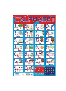 POSTER DE L'ALPHABET FRANCAIS POUR ENFANTS - 1