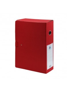 BOITE ARCHIVE 10CM COULEUR ROUGE OFFICEPLAST - 1