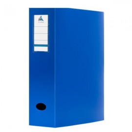 BOITE ARCHIVE PLASTIQUE 6CM COULEUR BLEU OFFICEPLAST - 1