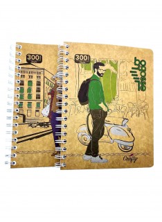 CAHIER INTÉGRAL FANTAISIE 300PAGES PETIT MODELE 60G CRAFTY ALADIN - 1