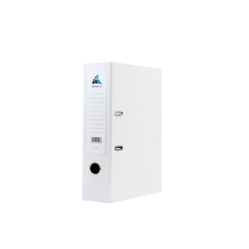 CLASSEUR A LEVIER OFFICEPLAST DOS 75MM - A4 - BLANC - 1