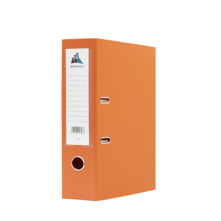 CLASSEUR A LEVIER OFFICEPLAST DOS 75MM - A4 - ORANGE - 1