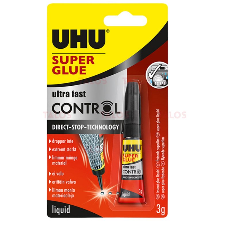 COLLE SUPER GLUE 3G UHU EN BLISTER - 1