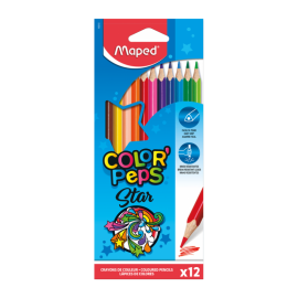 CRAYON COULEUR 12/18 COLOR'PEPS MAPED - 1